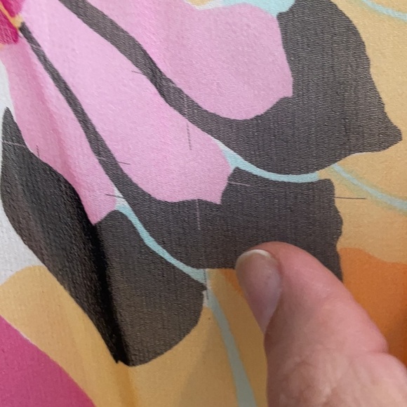 Shoshanna Anthropologie Silk Chiffon Dress - Picture 6 of 12